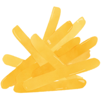 Pommes Frites auf weißem Hintergrund png