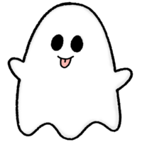 ghost whith tongue png