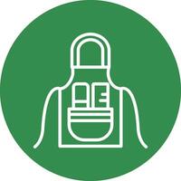 Apron Vector Icon Design