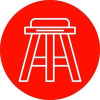 Stool Vector Icon Design