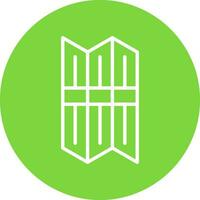 Folding Screen Vector Icon Design