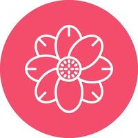 Arctic flower Vector Icon Design