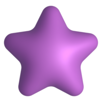 cute simple 3d shapes include of heart, star, triangle, circle, square png