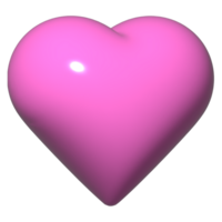 cute simple 3d shapes include of heart, star, triangle, circle, square png