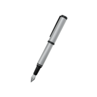 3d stylo art conception ou éducation papeterie équipement png