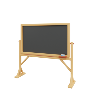 Chalk board isolated on transparent background. blackboard, chalkboard, PNG  file, cut out. AI Generated 27254798 PNG