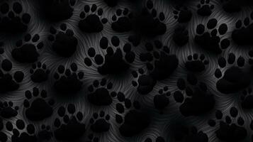 Seamless pattern of animal footprints. silhouette concept photo