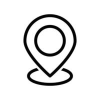 Location Pin Icon, Pin Pointer, Gps Icon, Navigation Symbol, Direction Sign, Road Map Position, Search And Find Related Signs, Your Position Detection Vector Illustration