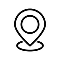 Location Pin Icon, Pin Pointer, Gps Icon, Navigation Symbol, Direction Sign, Road Map Position, Search And Find Related Signs, Your Position Detection Vector Illustration