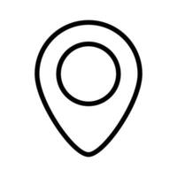 Location Pin Icon, Pin Pointer, Gps Icon, Navigation Symbol, Direction Sign, Road Map Position, Search And Find Related Signs, Your Position Detection Vector Illustration