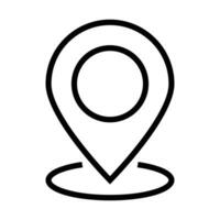 Location Pin Icon, Pin Pointer, Gps Icon, Navigation Symbol, Direction Sign, Road Map Position, Search And Find Related Signs, Your Position Detection Vector Illustration