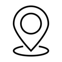 Location Pin Icon, Pin Pointer, Gps Icon, Navigation Symbol, Direction Sign, Road Map Position, Search And Find Related Signs, Your Position Detection Vector Illustration