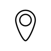 Location Pin Icon, Pin Pointer, Gps Icon, Navigation Symbol, Direction Sign, Road Map Position, Search And Find Related Signs, Your Position Detection Vector Illustration