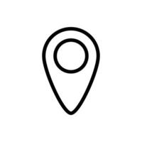 Location Pin Icon, Pin Pointer, Gps Icon, Navigation Symbol, Direction Sign, Road Map Position, Search And Find Related Signs, Your Position Detection Vector Illustration