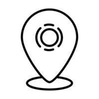 Location Pin Icon, Pin Pointer, Gps Icon, Navigation Symbol, Direction Sign, Road Map Position, Search And Find Related Signs, Your Position Detection Vector Illustration