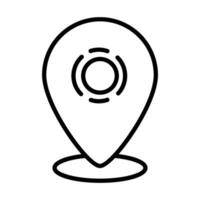 Location Pin Icon, Pin Pointer, Gps Icon, Navigation Symbol, Direction Sign, Road Map Position, Search And Find Related Signs, Your Position Detection Vector Illustration