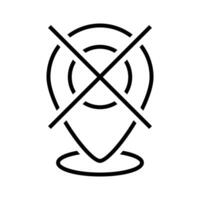 Location Pin Icon, Pin Pointer, Gps Icon, Navigation Symbol, Direction Sign, Road Map Position, Search And Find Related Signs, Your Position Detection Vector Illustration