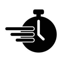 cara reloj vector departamento, reloj cara vector aislado, clásico y moderno negro pared reloj para ui ux diseño, presentación, sitio web y aplicaciones, oficina hora, fecha límite ilustración, calendario icono