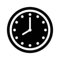 Face Clock Vector Flat, Clock Face Vector Isolated, Classic And Modern Black Wall Clock For UI UX Design, Presentation, Website And Apps, Office Hour, Deadline Illustration, Schedule Icon