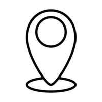 Location Pin Icon, Pin Pointer, Gps Icon, Navigation Symbol, Direction Sign, Road Map Position, Search And Find Related Signs, Your Position Detection Vector Illustration