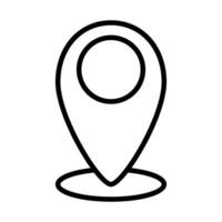 Location Pin Icon, Pin Pointer, Gps Icon, Navigation Symbol, Direction Sign, Road Map Position, Search And Find Related Signs, Your Position Detection Vector Illustration