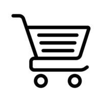 Shopping Cart Icon Vector, Shopping Trolley Icon, Shopping Cart Logo, Container For Goods And Products, Economics Symbol Design Elements, Basket Symbol Silhouette, Retail Design Elements vector