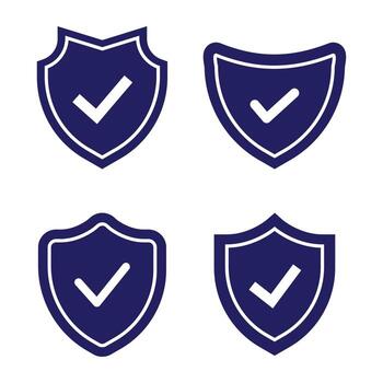 Collection Of Shield Vector Icon, Privacy Icon, Safety Design Elements, Guard Vector, Encryption Symbol, Cyber Security Sign, Safeguard Symbol, Confidential, Defense Design Elements