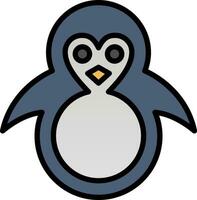 pingüino vector icono diseño