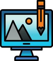 Digital Art Vector Icon Design