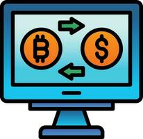 Cryptocurrency Vector Icon Design