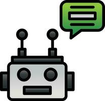Chatbot Vector Icon Design