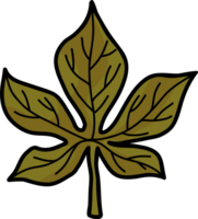 green chestnut leaf png