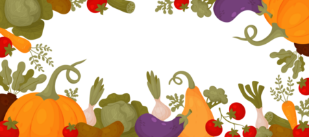 des légumes aliments. horizontal bannière png