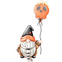 halloween söt gnome png