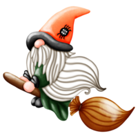 halloween söt gnome png