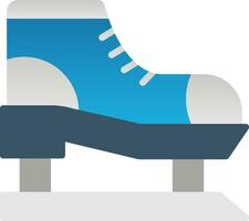 Ice skate Vector Icon Design