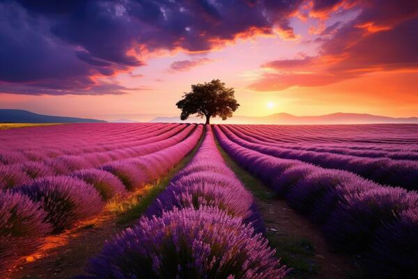 Lavender Landscape Stock Photos, Images and Backgrounds for Free Download