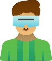 Virtual Reality Vector Icon Design