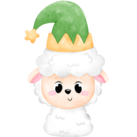 Cute Animal Wear Christmas Hat, Christmas animal, Christmas Hat png