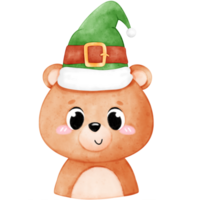 Cute Animal Wear Christmas Hat, Christmas animal, Christmas Hat png