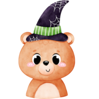 Cute Halloween Animal, Animal wearing Hat, Halloween Hat, Witch hat png