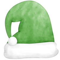 Navidad sombrero, Papa Noel sombrero, acuarela sombrero png