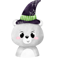 Cute Halloween Animal, Animal wearing Hat, Halloween Hat, Witch hat png