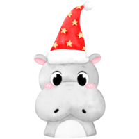 Cute Animal Wear Christmas Hat, Christmas animal, Christmas Hat png