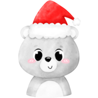 carino animale indossare Natale cappello, Natale animale, Natale cappello png