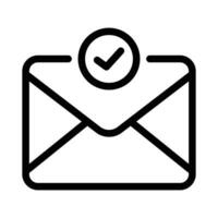 Trendy Email Icon, Message Icon, Mail Icon, Inbox Sign, Messaging Symbol, Envelope Black And White, Letter Sending Message Vector Illustration