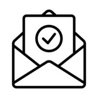 Trendy Email Icon, Message Icon, Mail Icon, Inbox Sign, Messaging Symbol, Envelope Black And White, Letter Sending Message Vector Illustration