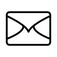 Trendy Email Icon, Message Icon, Mail Icon, Inbox Sign, Messaging Symbol, Envelope Black And White, Letter Sending Message Vector Illustration