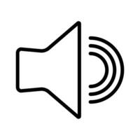 Sound Speaker Vector Icon, Megaphone Announcement Vector Icon, Louder Sound Symbol, MP3 Button, Musical Design Elements, Stereo Button, Audio Symbol, Speaker Pictogram, Silhouette On White Background