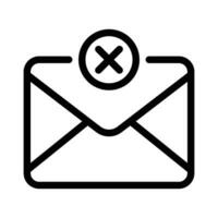 Trendy Email Icon, Message Icon, Mail Icon, Inbox Sign, Messaging Symbol, Envelope Black And White, Letter Sending Message Vector Illustration